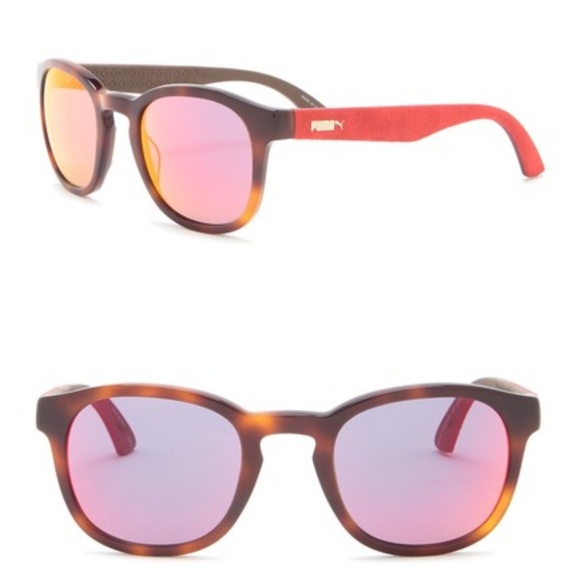 Puma Accessories - SOLD-NWT and Case - Puma Suede 49mm Sunglasses